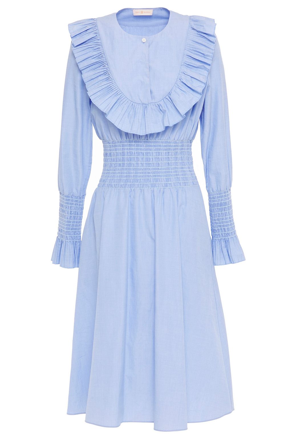 tory burch ruffle dress