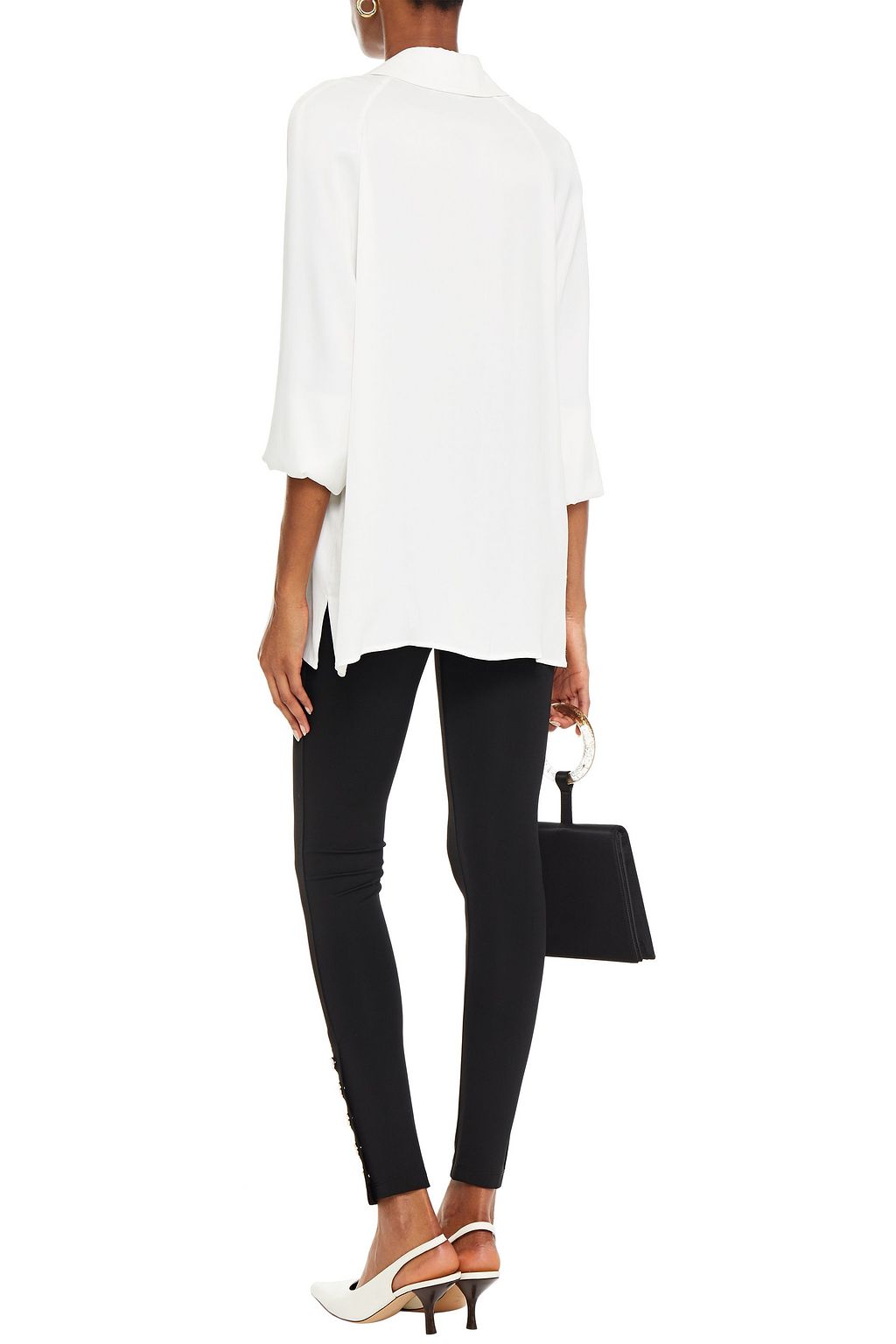 SANDRO Just stretch-jersey skinny pants