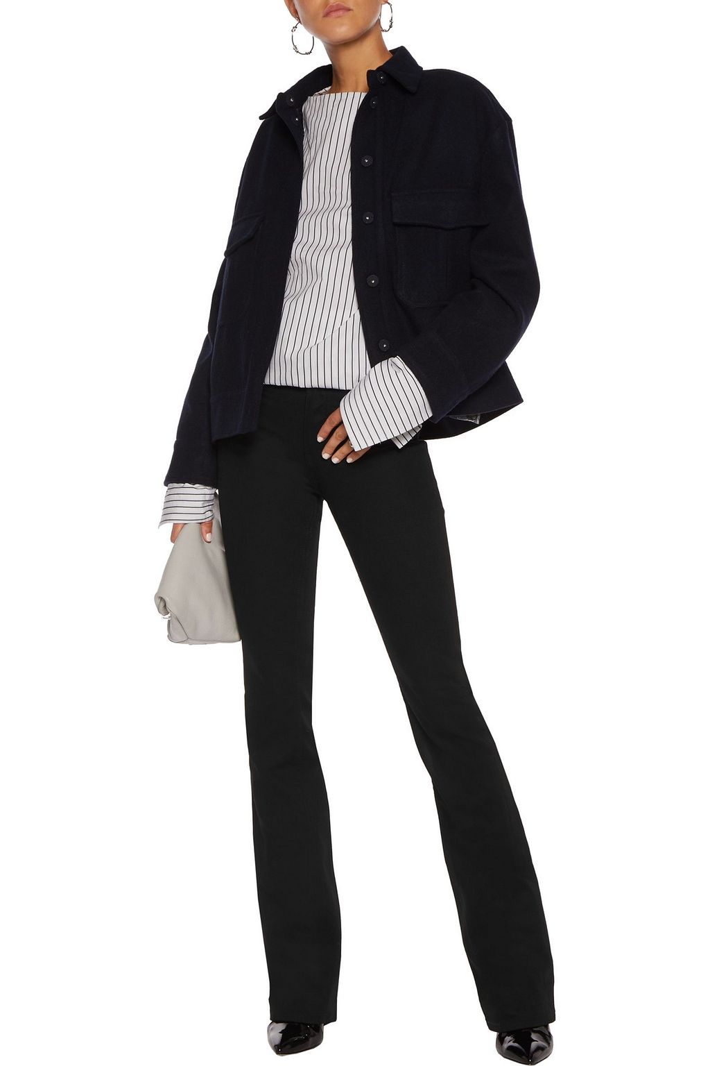ACNE STUDIOS Mid-rise flared jeans