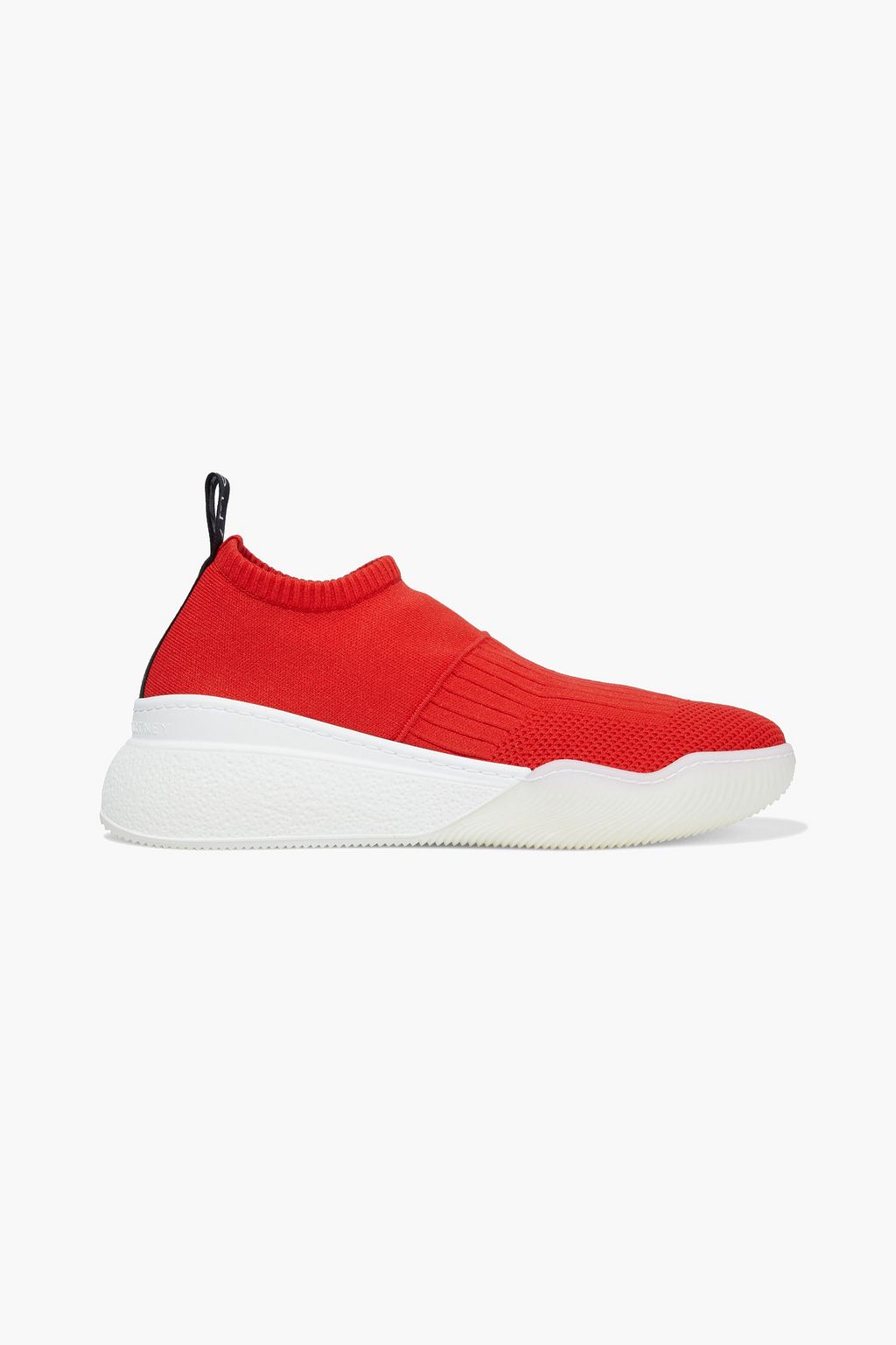 Red Loop stretch-knit slip-on exaggerated-sole sneakers | Sale up to 70%  off | THE OUTNET | STELLA MCCARTNEY | THE OUTNET