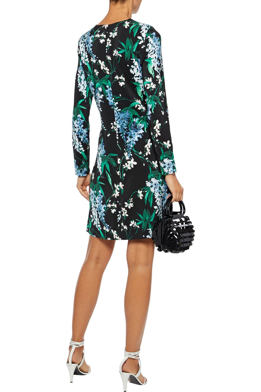 GOAT Izzy floral-print cady mini dress