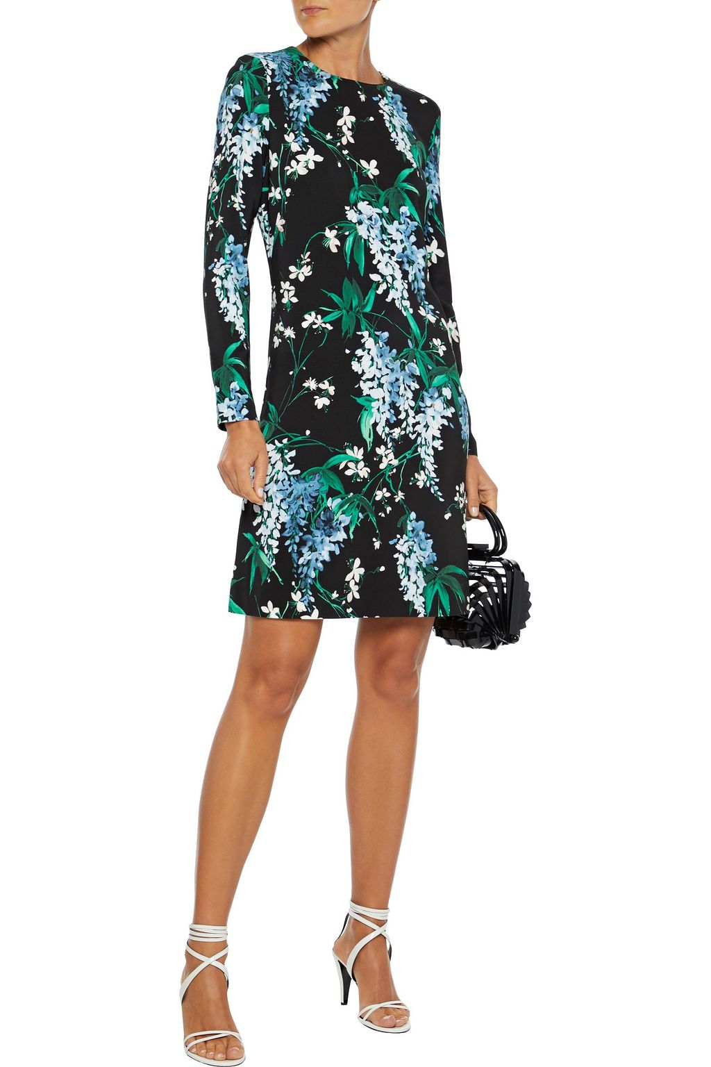 GOAT Izzy floral-print cady mini dress
