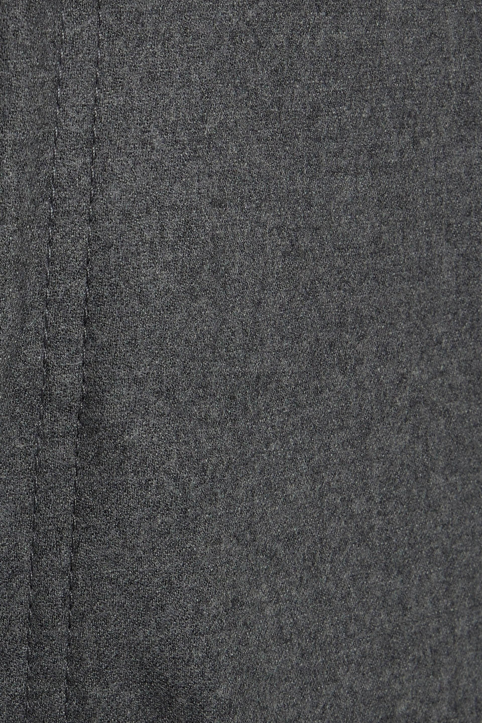 Zegna Wool-blend Flannel Pants In Anthracite
