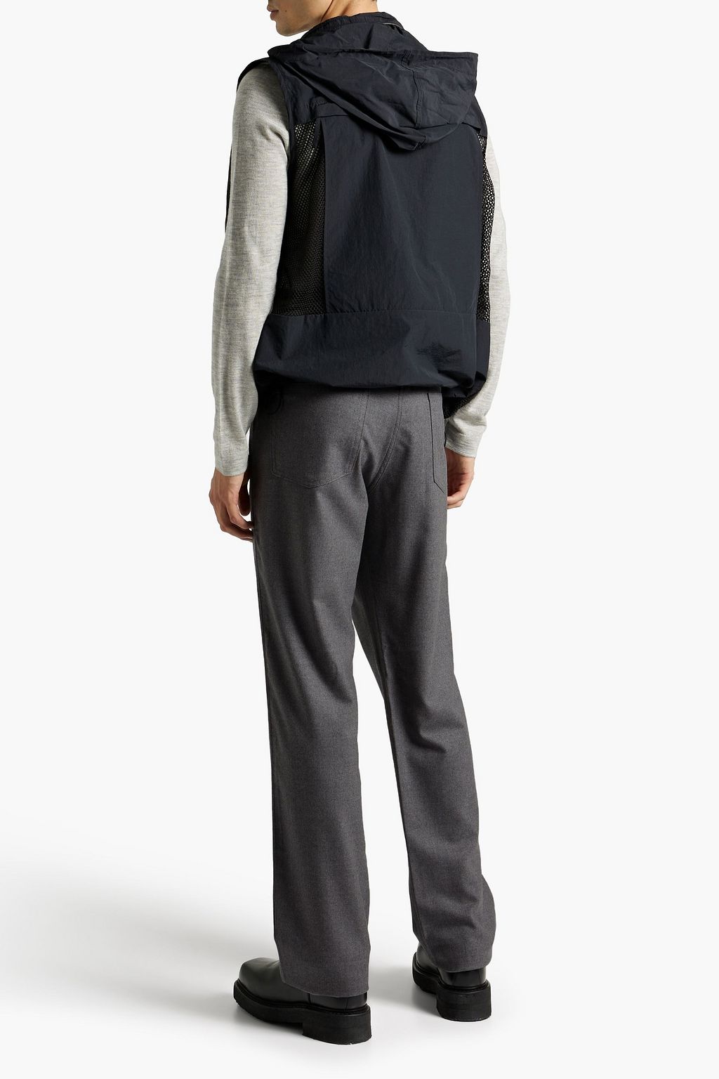 ZEGNA Slim-fit wool-blend flannel pants