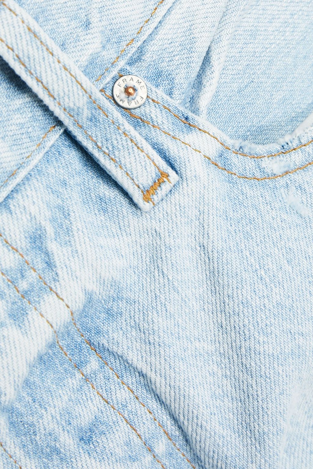 FRAME Heritage slim-fit faded denim jeans