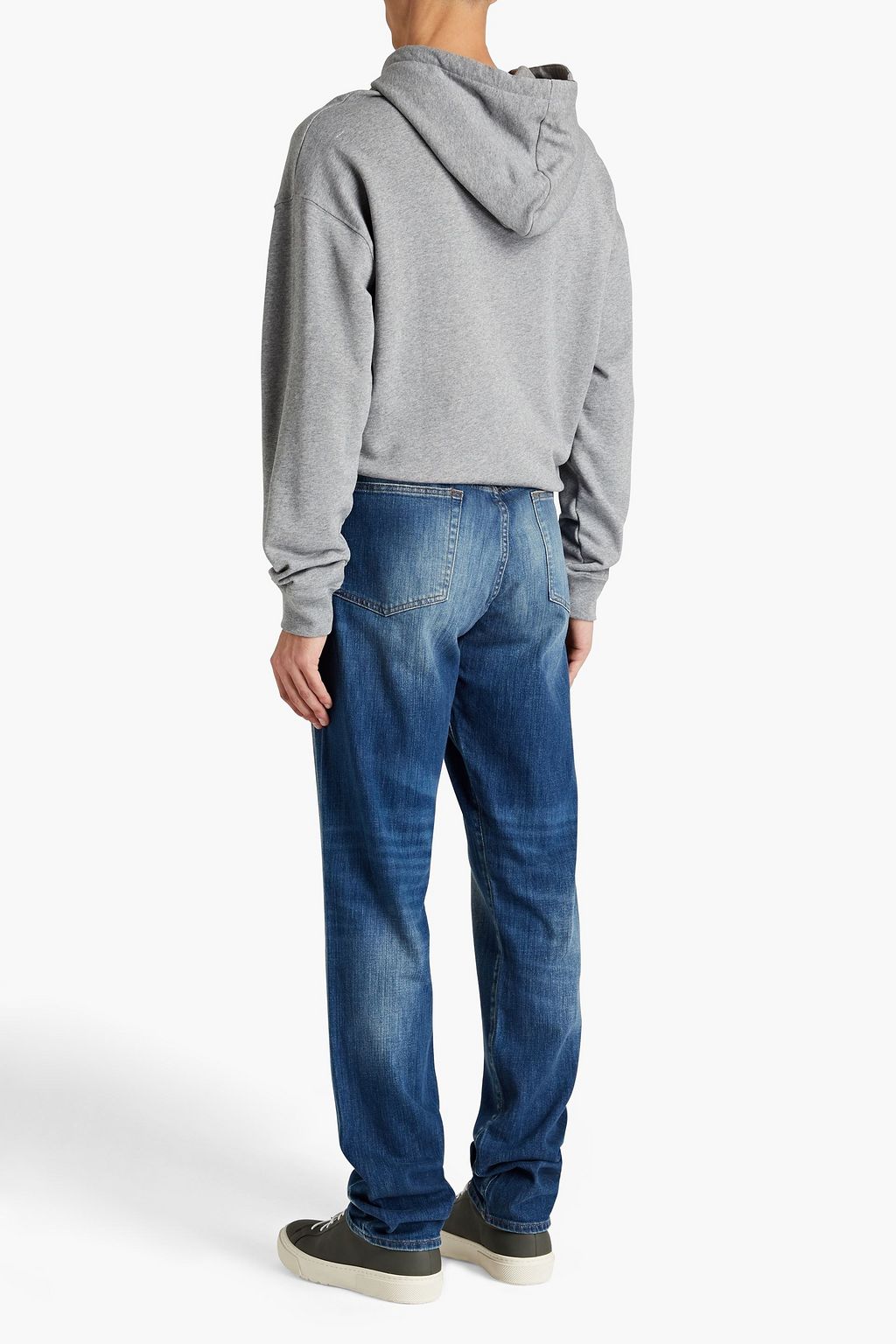 FRAME L'Homme slim-fit faded denim jeans