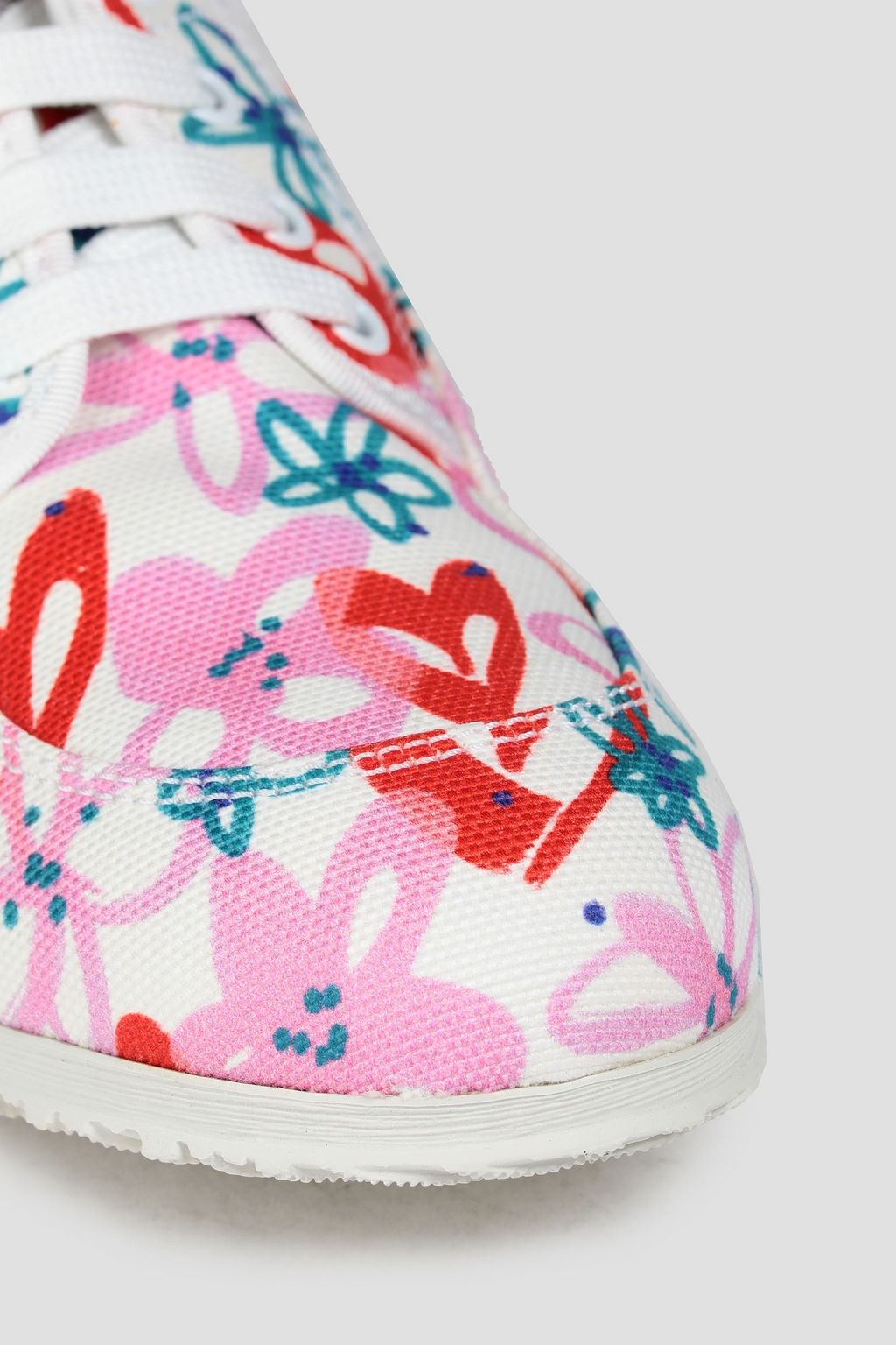 HOGAN Printed canvas sneakers