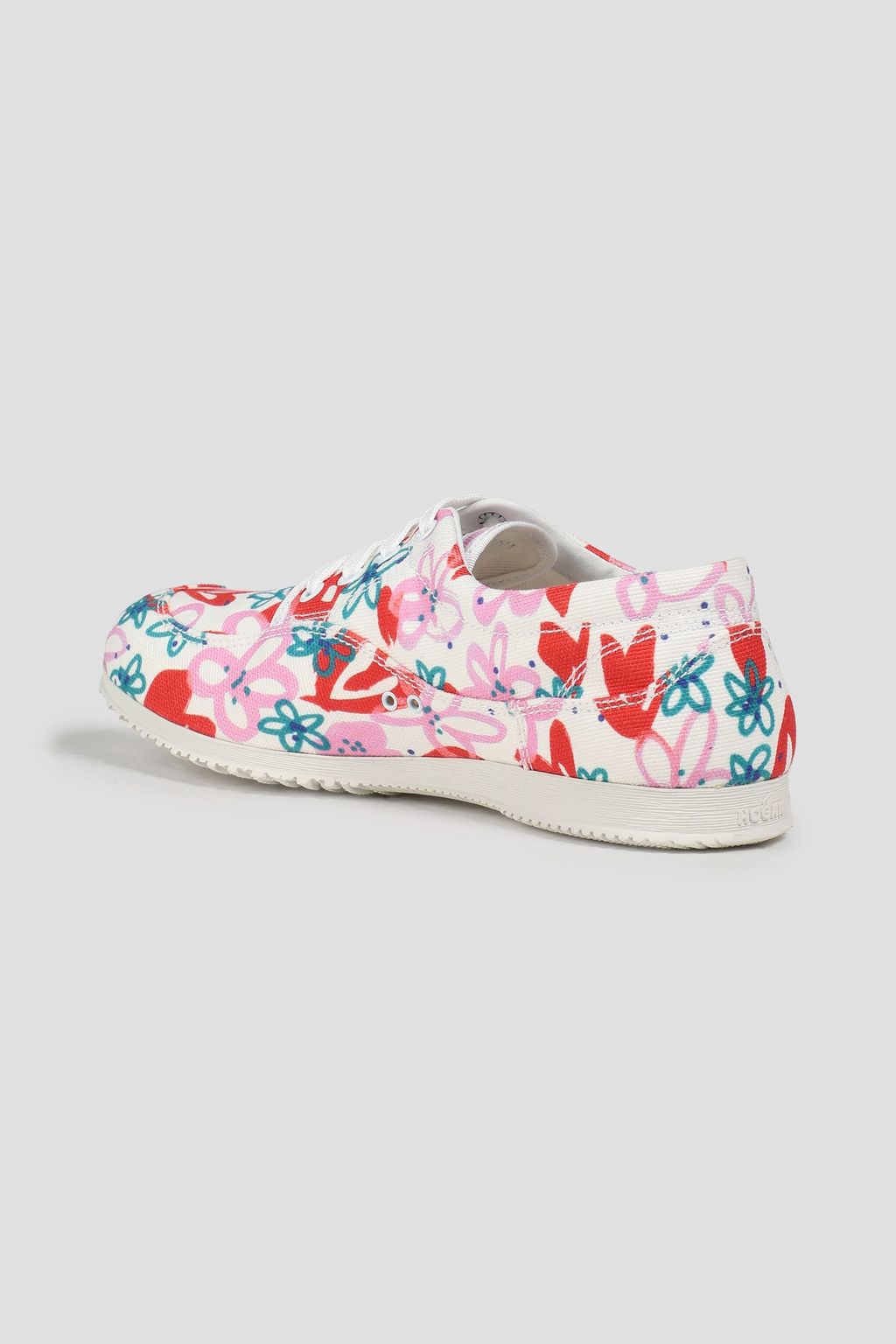 HOGAN Printed canvas sneakers