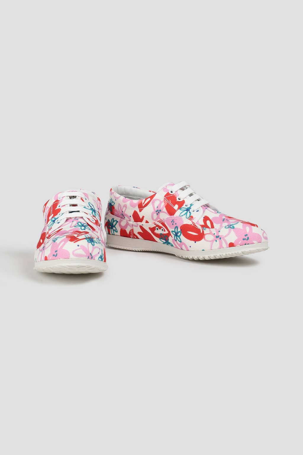 HOGAN Printed canvas sneakers