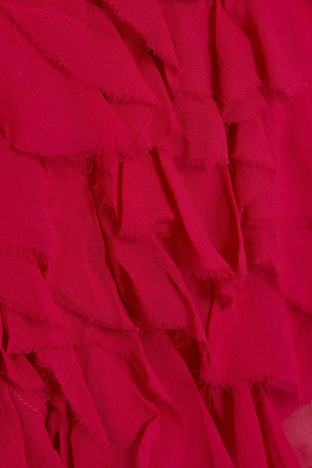 MARQUES' ALMEIDA Asymmetric silk-chiffon dress
