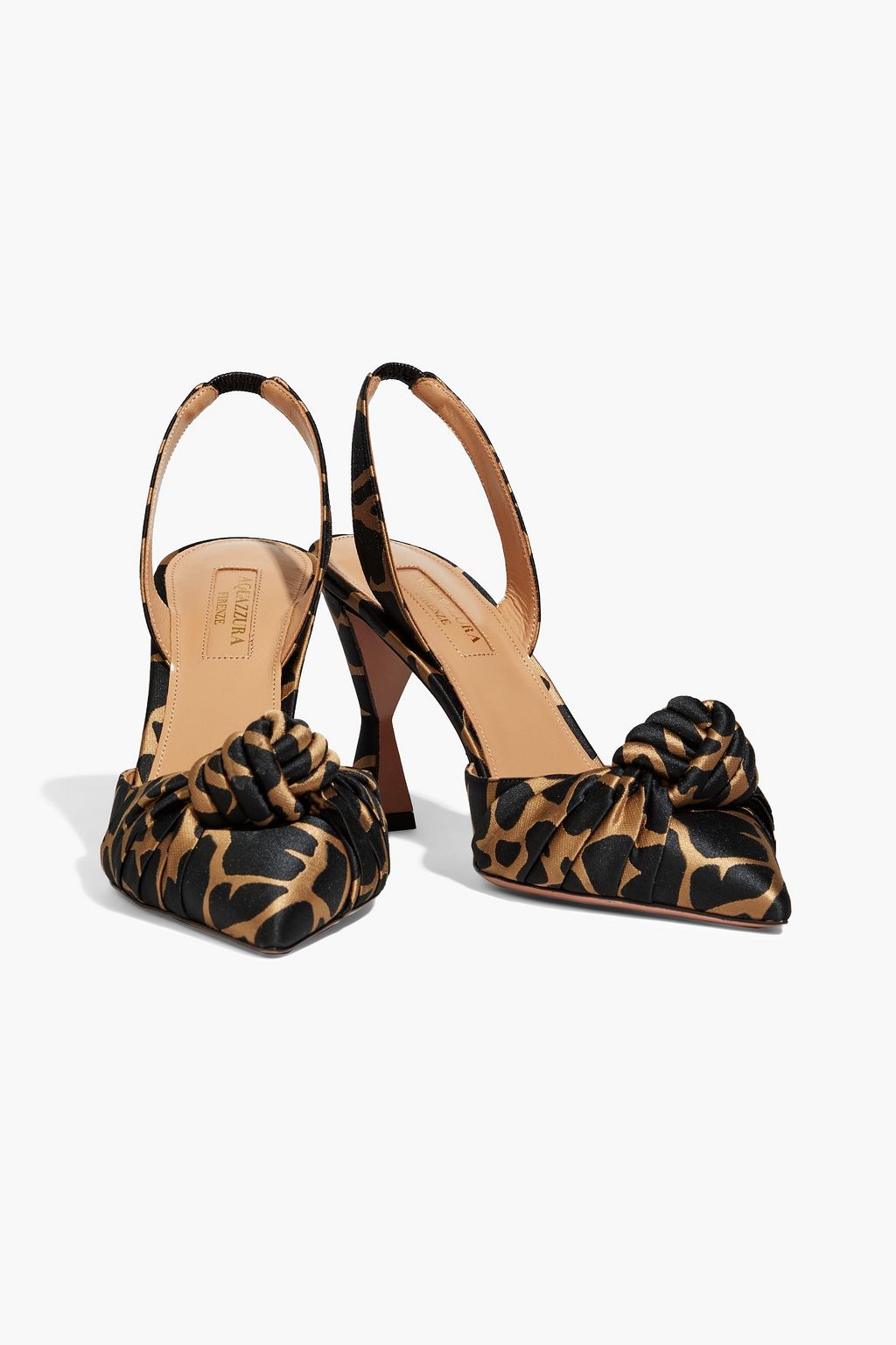 leopard print slingback heels