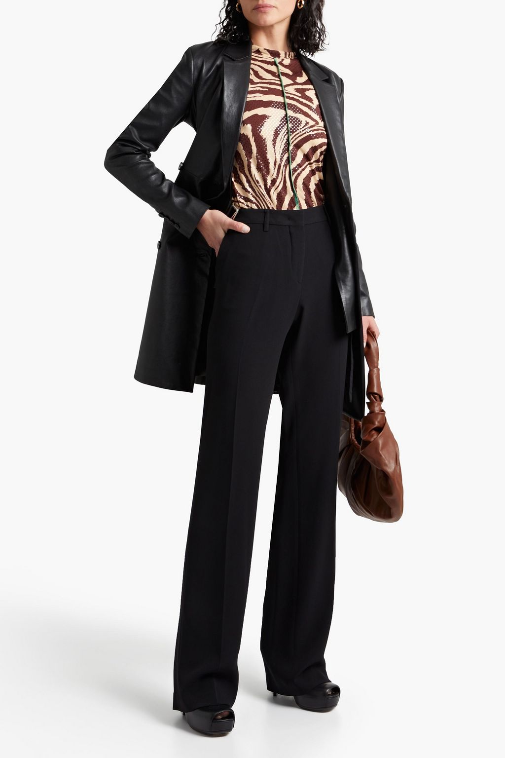 ETRO Crepe straight-leg pants