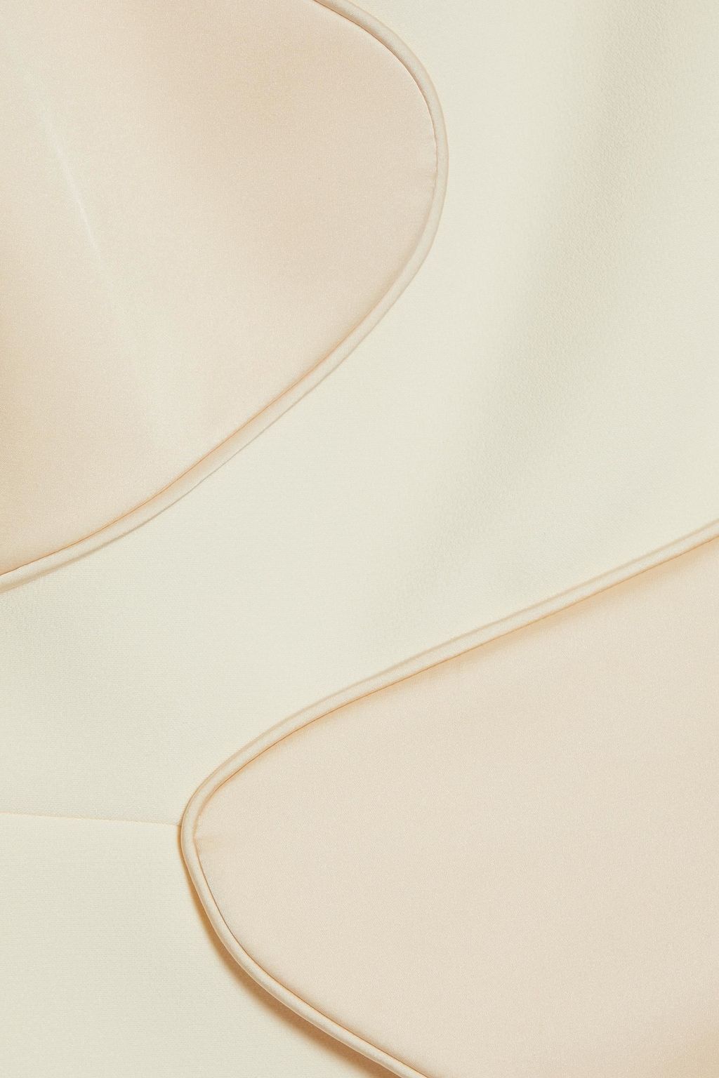 SAFIYAA Caya ponte-paneled crepe top