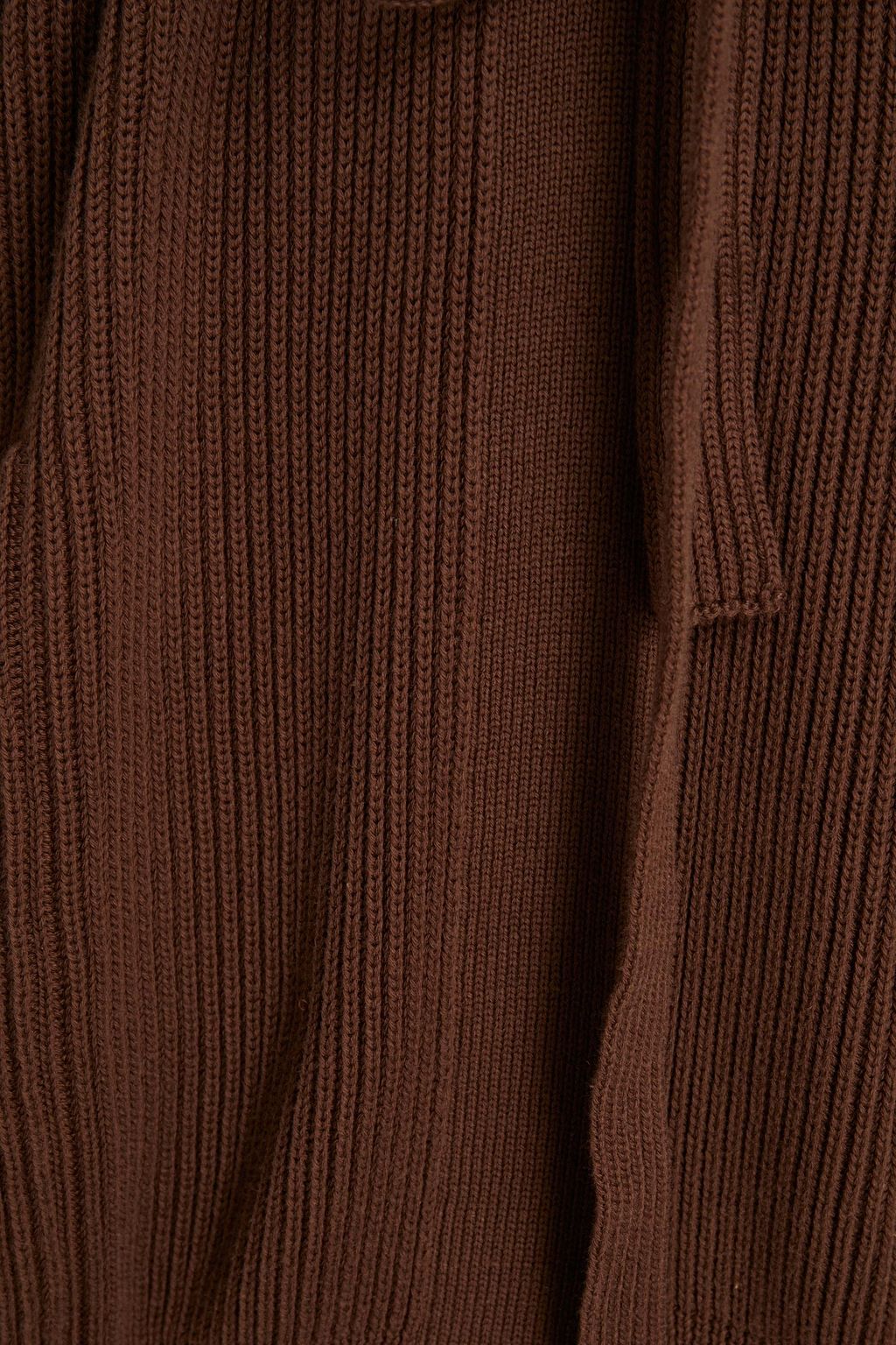 BRUNELLO CUCINELLI Gerippter Cardigan aus Baumwolle mit Zierperlen