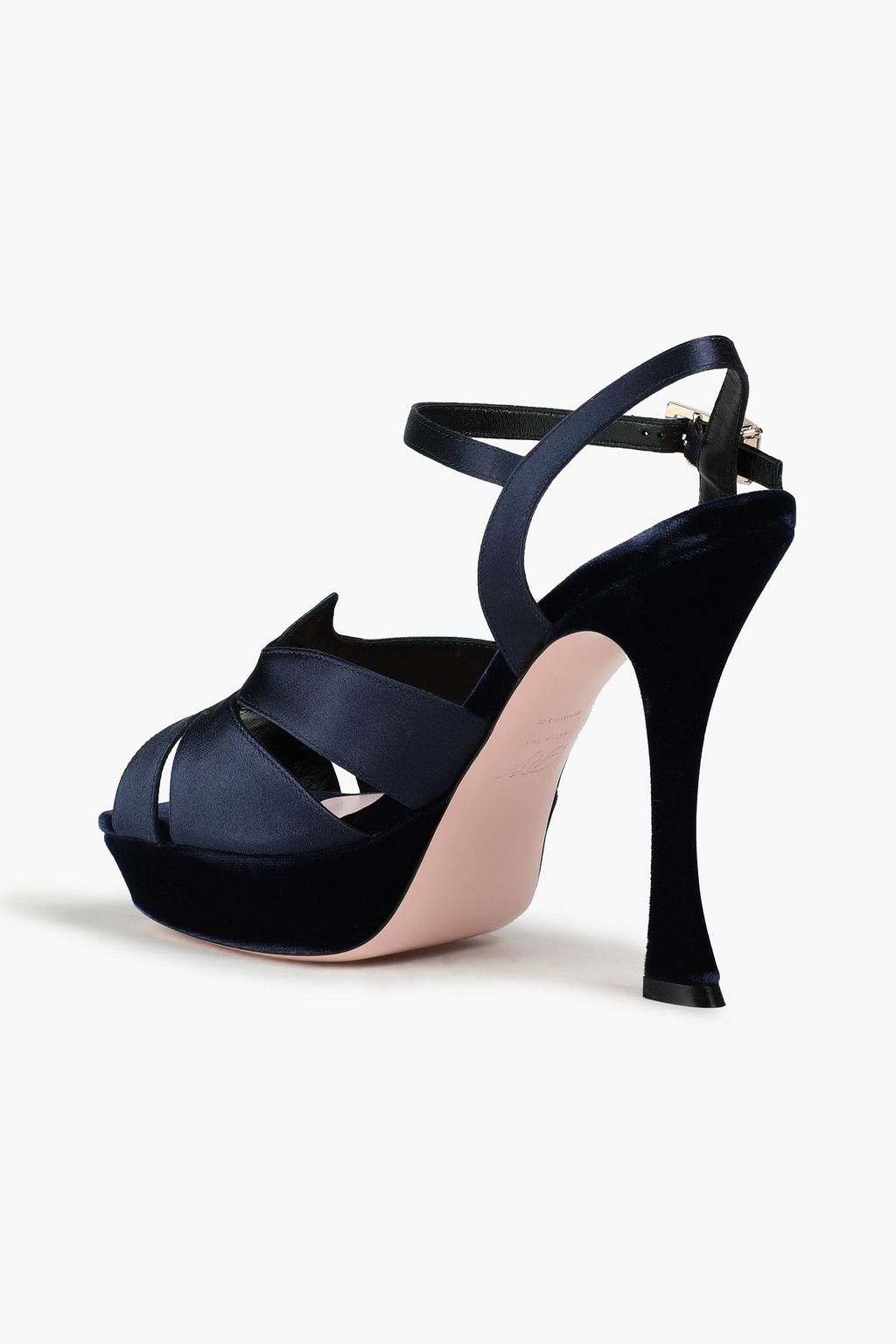 ROGER VIVIER Satin platform sandals