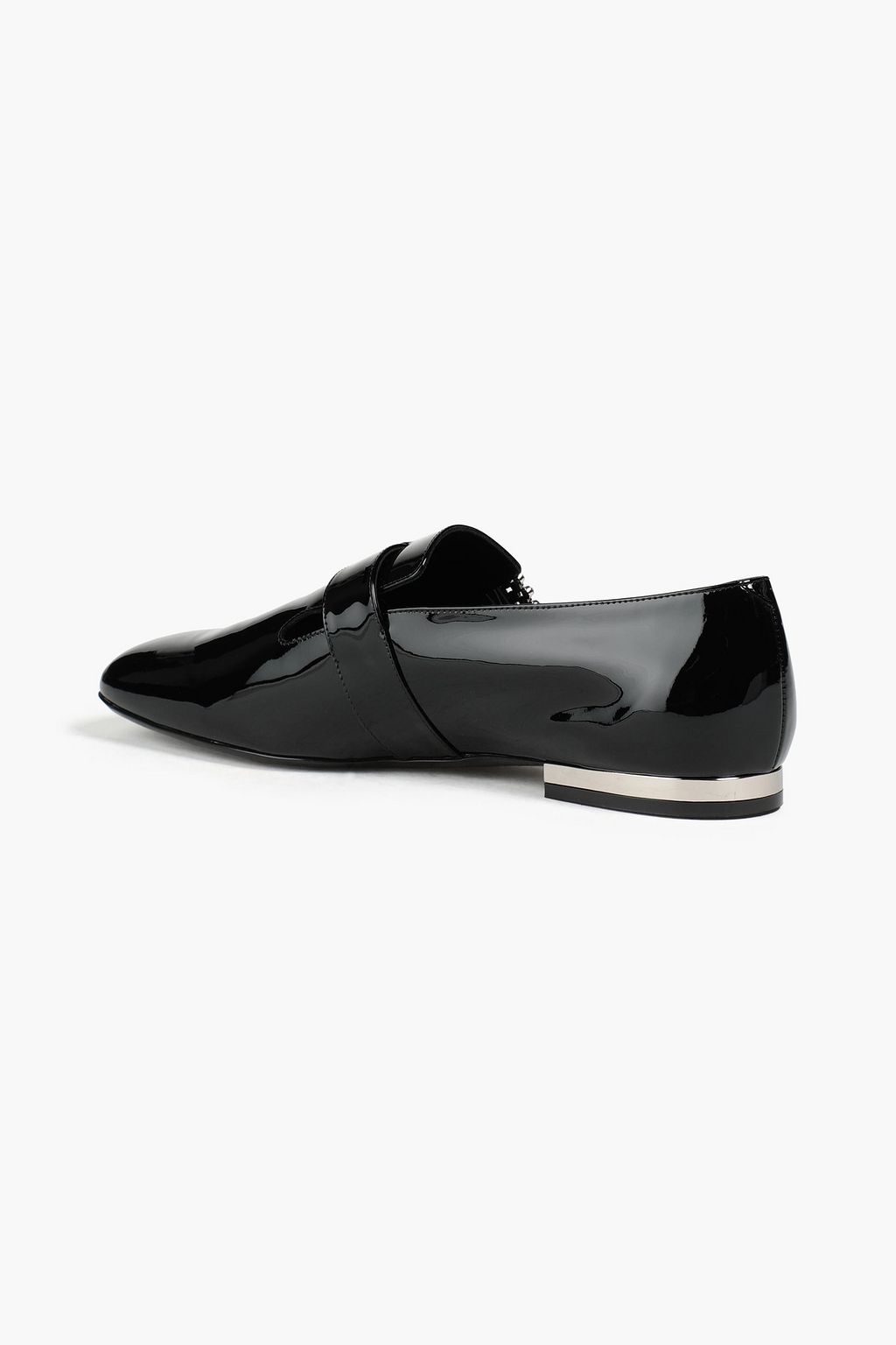 ROGER VIVIER Embellished patent-leather loafers