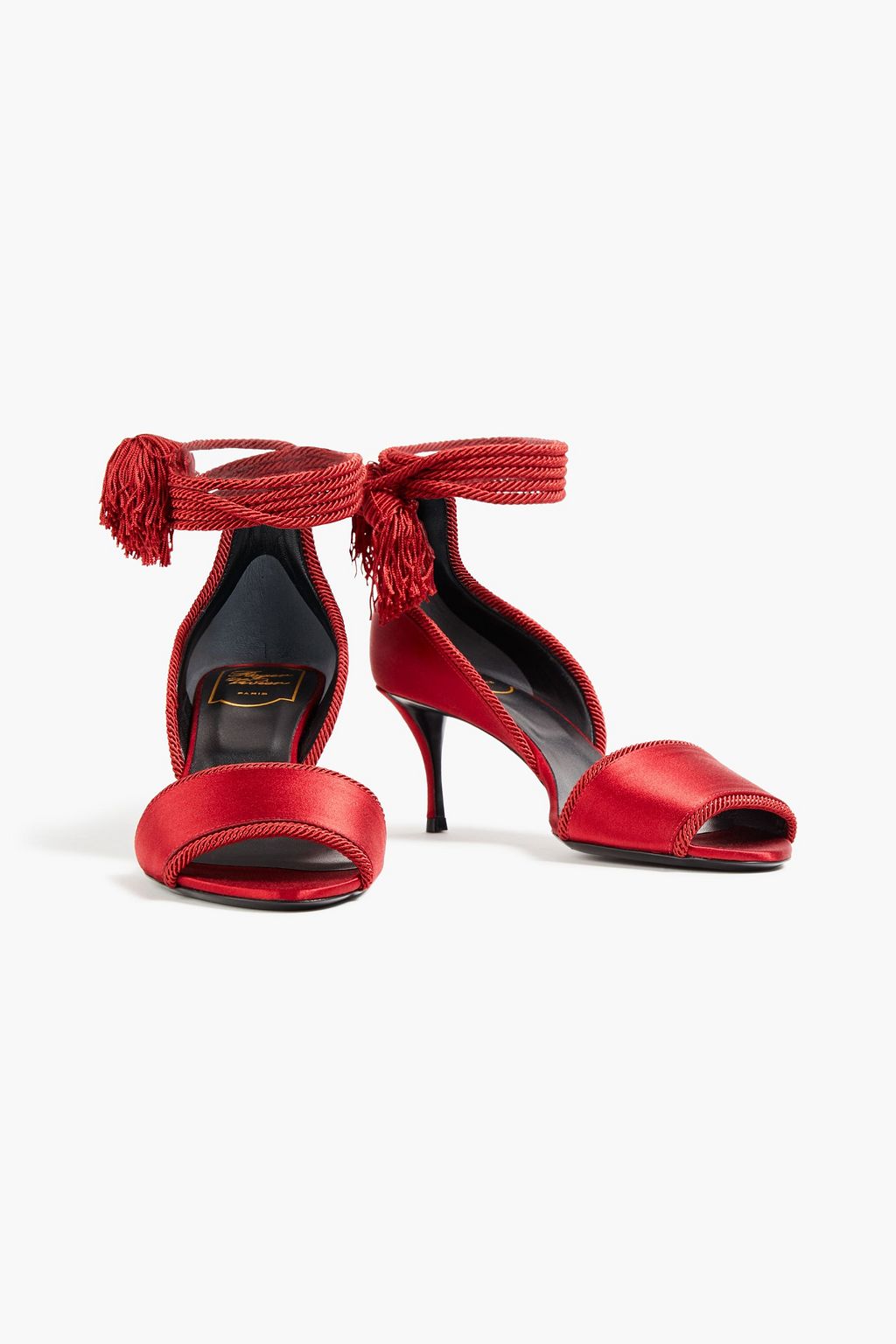 ROGER VIVIER Sin satin sandals