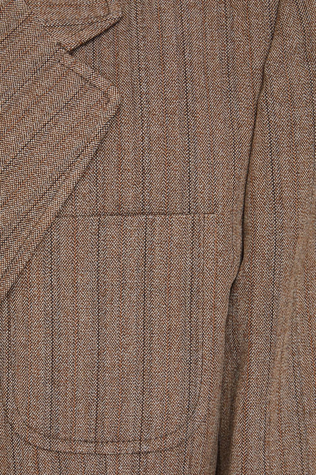 GUCCI Doppelreihiger Blazer aus Tweed aus einer Wollmischung