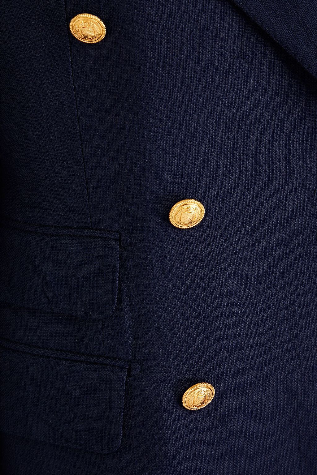 GUCCI Double-breasted canvas blazer