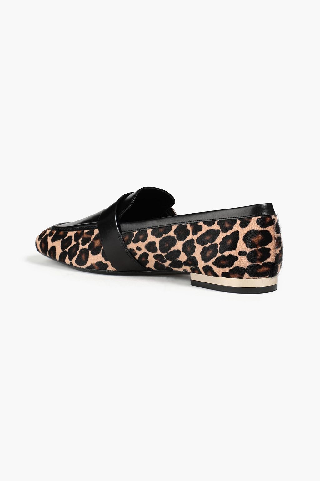 ROGER VIVIER Leopard-print calf hair and leather loafers