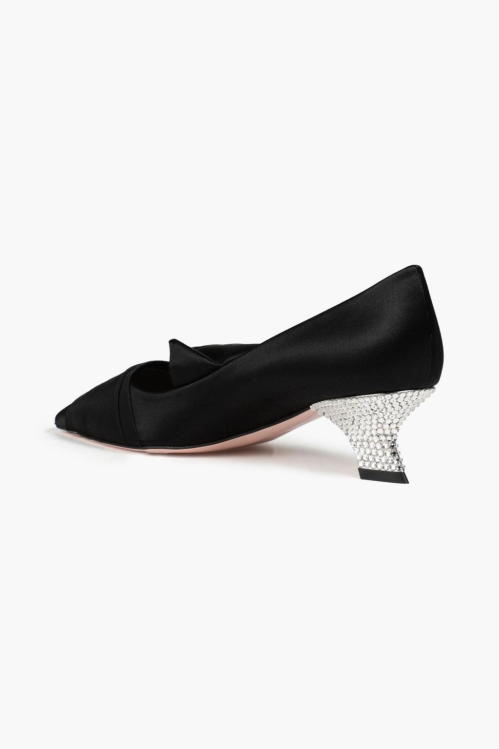 ROGER VIVIER Lavallière 장식 디테일 새틴 펌프스
