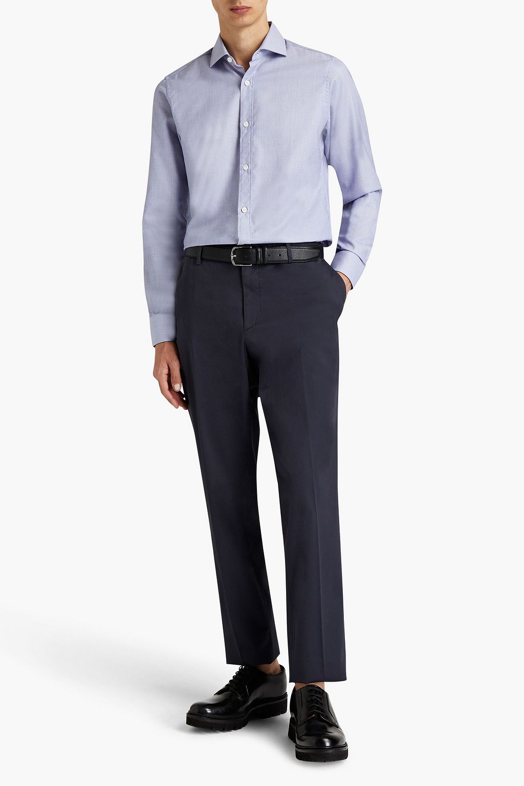 Z ZEGNA Cotton-jacquard shirt