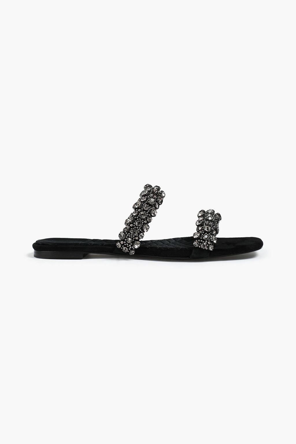 Black Crystal-embellished suede sandals | TORY BURCH | THE OUTNET Black Crystal-embellished suede sandals | TORY BURCH | THE OUTNET