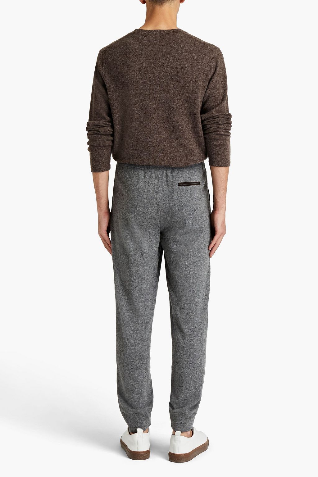 ZEGNA Mélange cashmere sweatpants