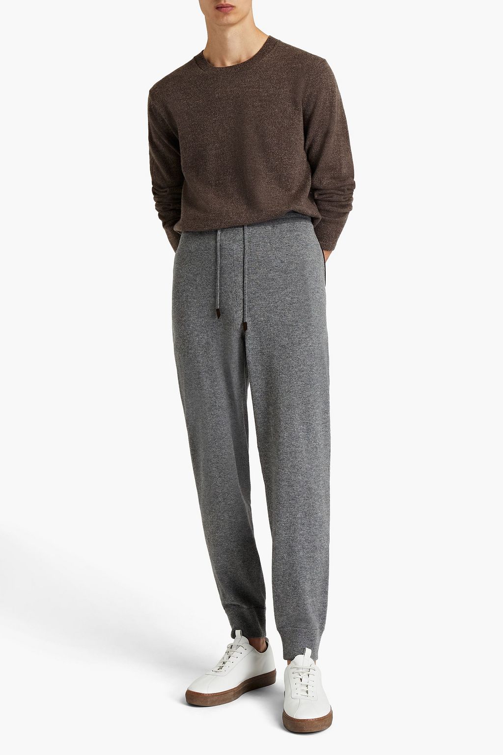 ZEGNA Mélange cashmere sweatpants