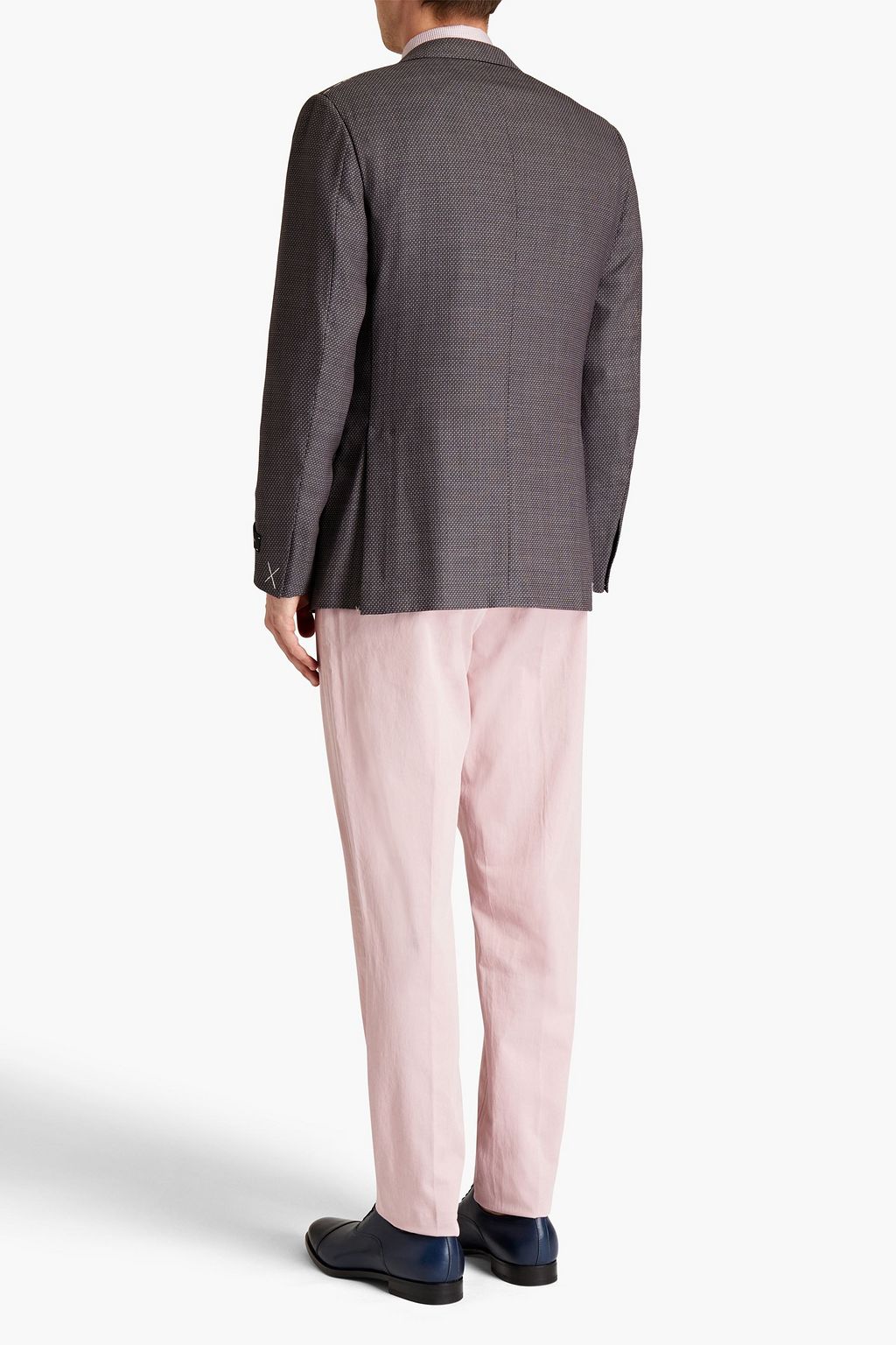 ZEGNA Wool-jacquard blazer