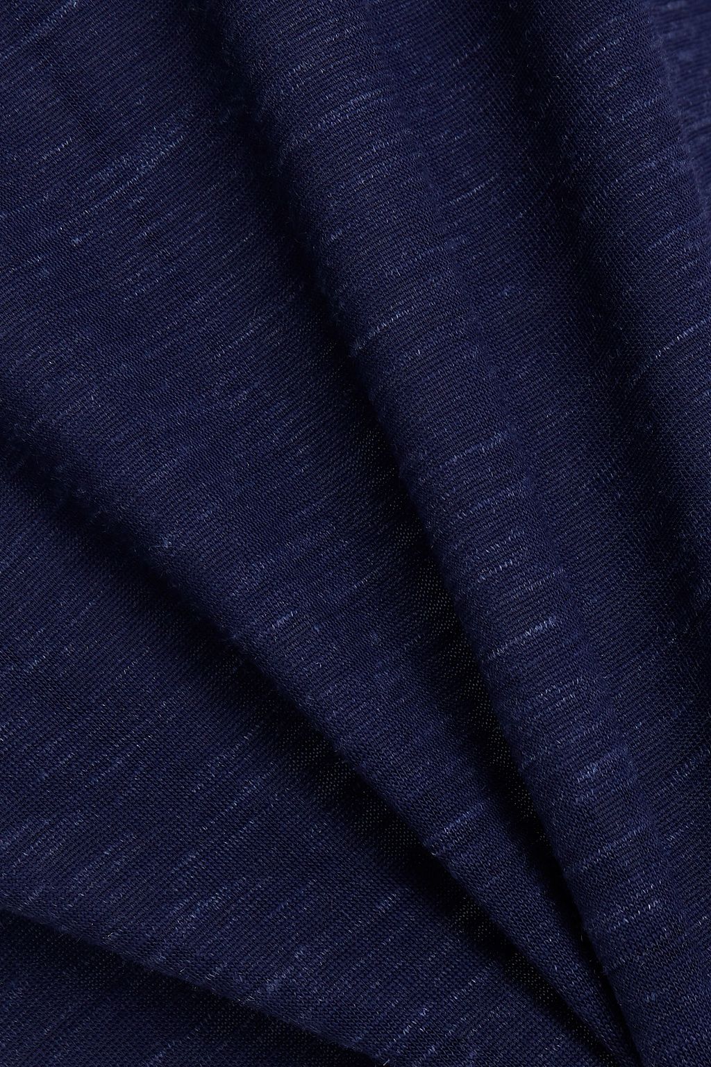 Z ZEGNA Wool and linen-blend slub jersey polo shirt