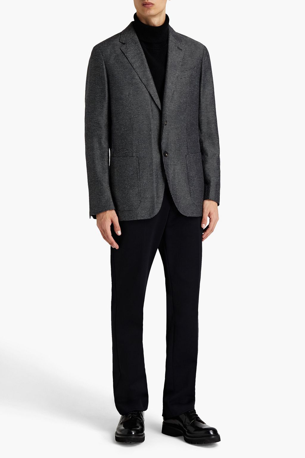 ZEGNA Silk-tweed blazer