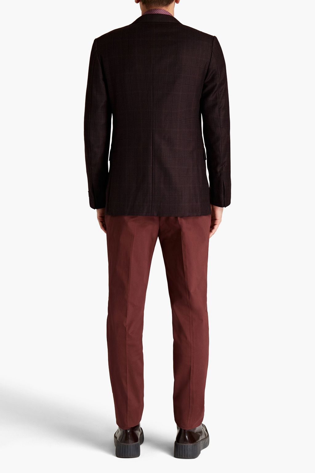 ZEGNA Prince of Wales checked wool blazer