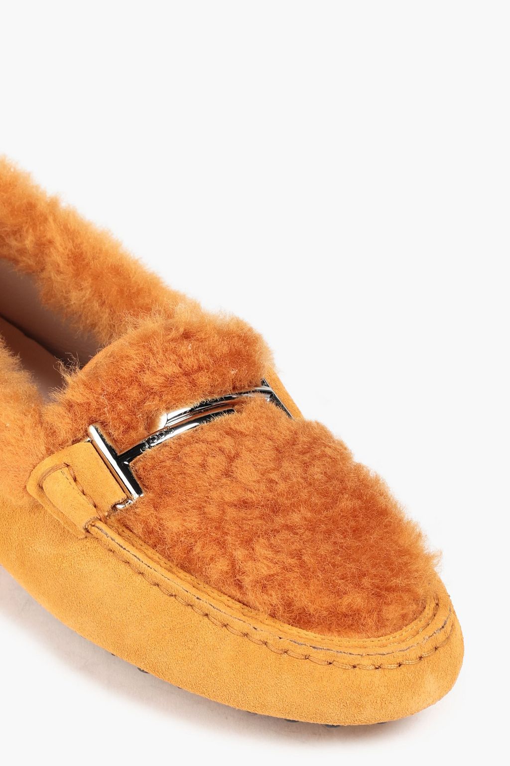 TOD'S Double T shearling loafers