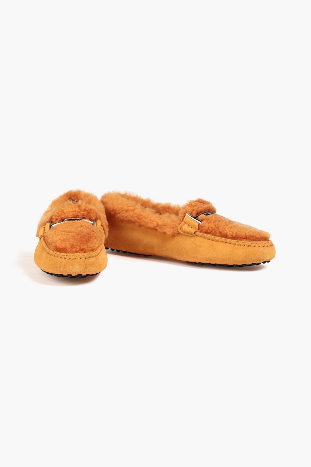 TOD'S Double T shearling loafers