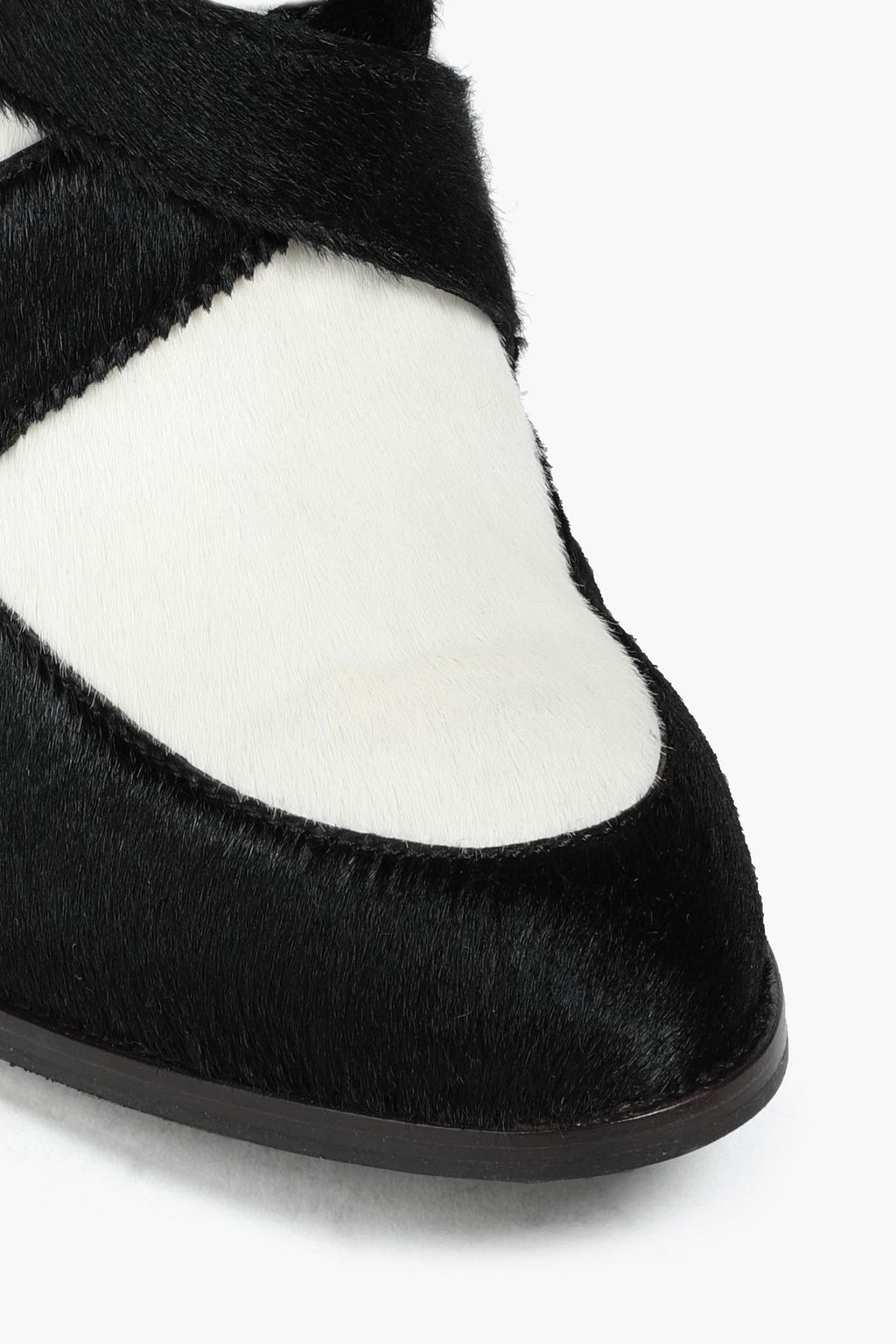 TOD'S Zweifarbige Ankle Boots aus Kalbshaar