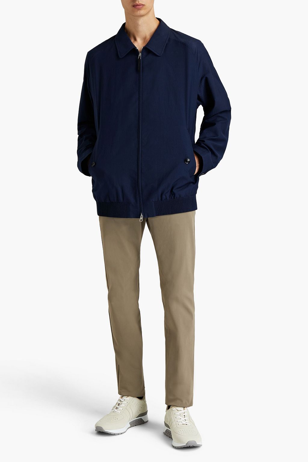 ZEGNA Cotton-blend twill jacket