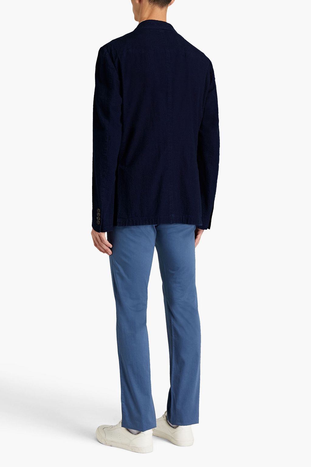 ZEGNA Cotton seersucker blazer