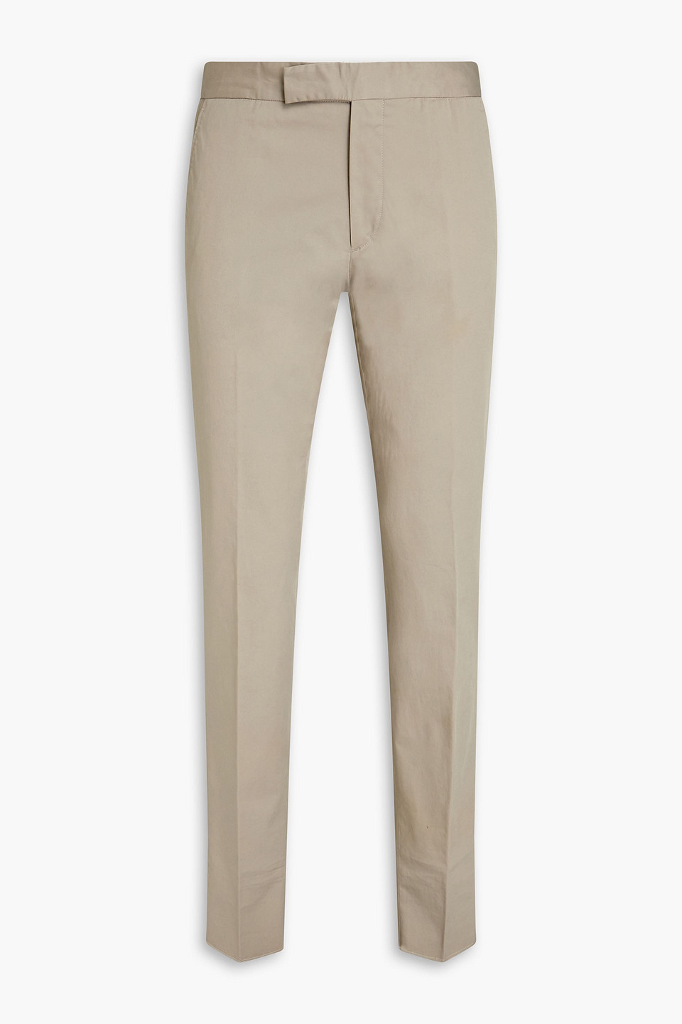 Slim-fit cotton-blend twill suit pants