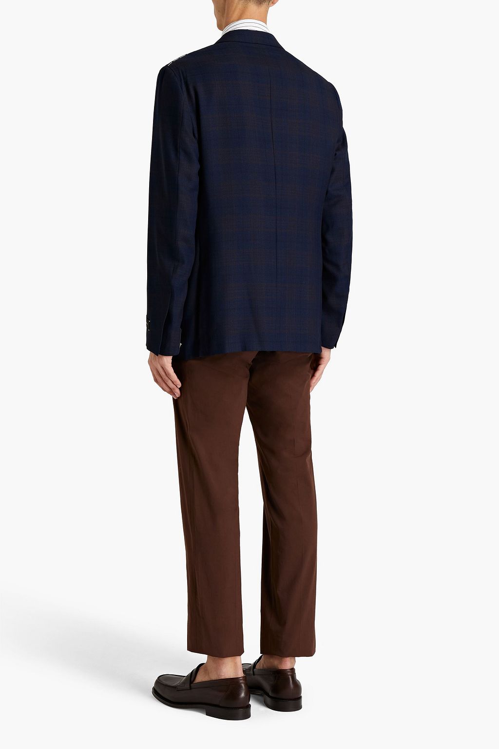 ZEGNA Checked wool blazer