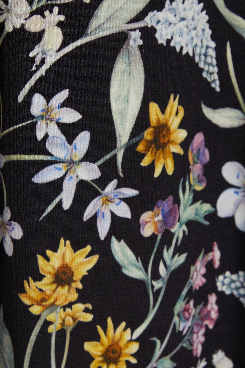 LES RÊVERIES Floral-print stretch-modal midi dress
