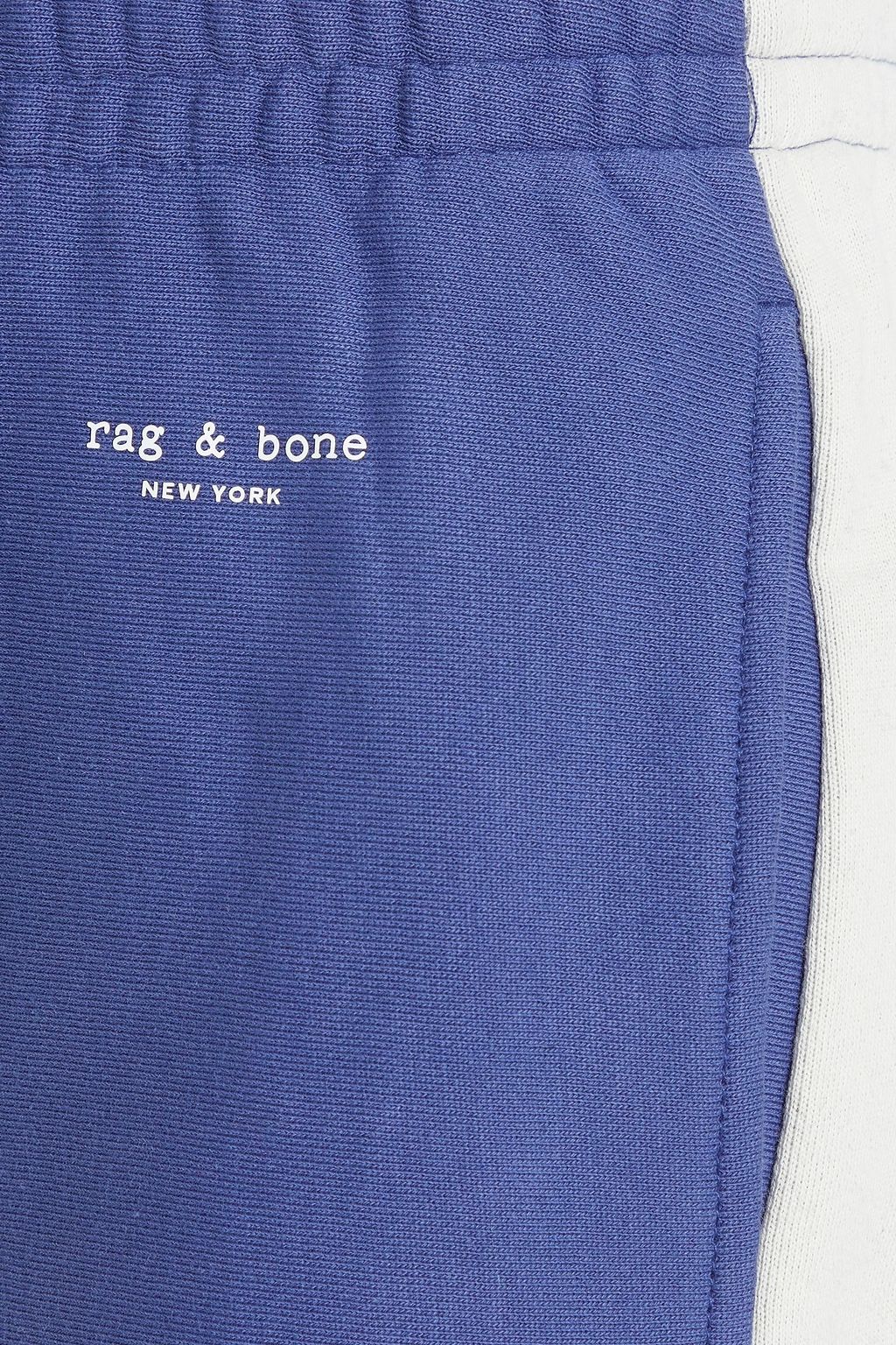 RAG & BONE Organic cotton-fleece shorts