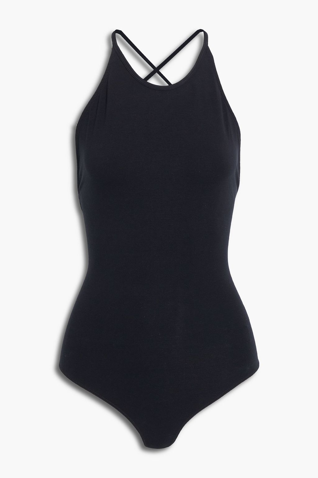 Black Rooney open-back stretch-cotton jersey bodysuit | RAG & BONE | THE  OUTNET