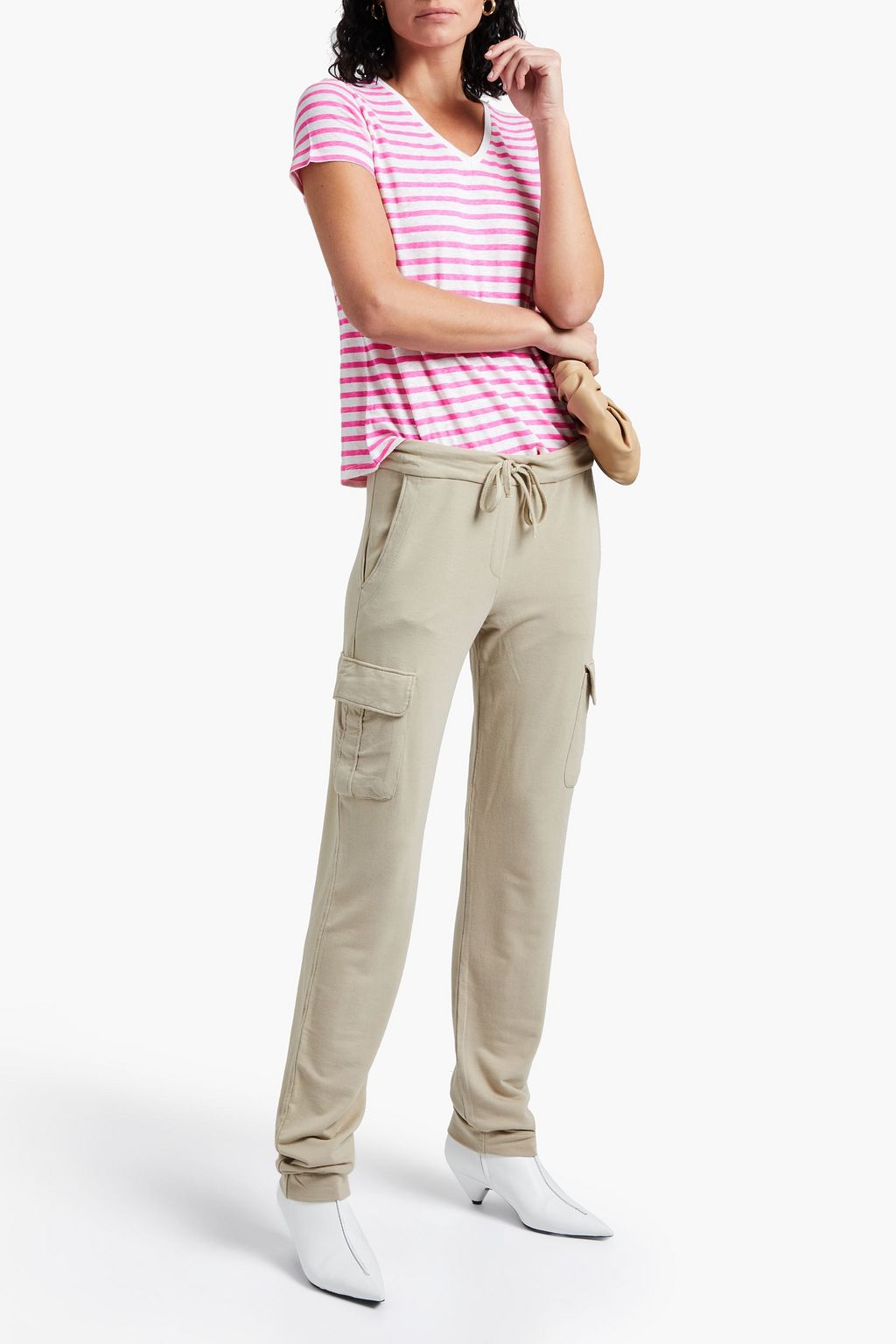 MAJESTIC FILATURES Stretch-jersey track pants