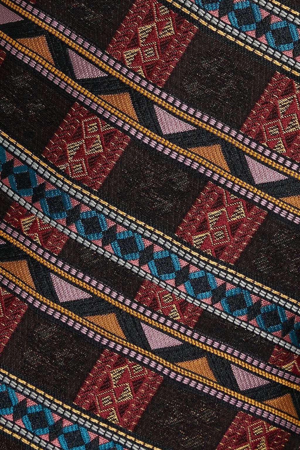ETRO Jasper fluted jacquard mini dress