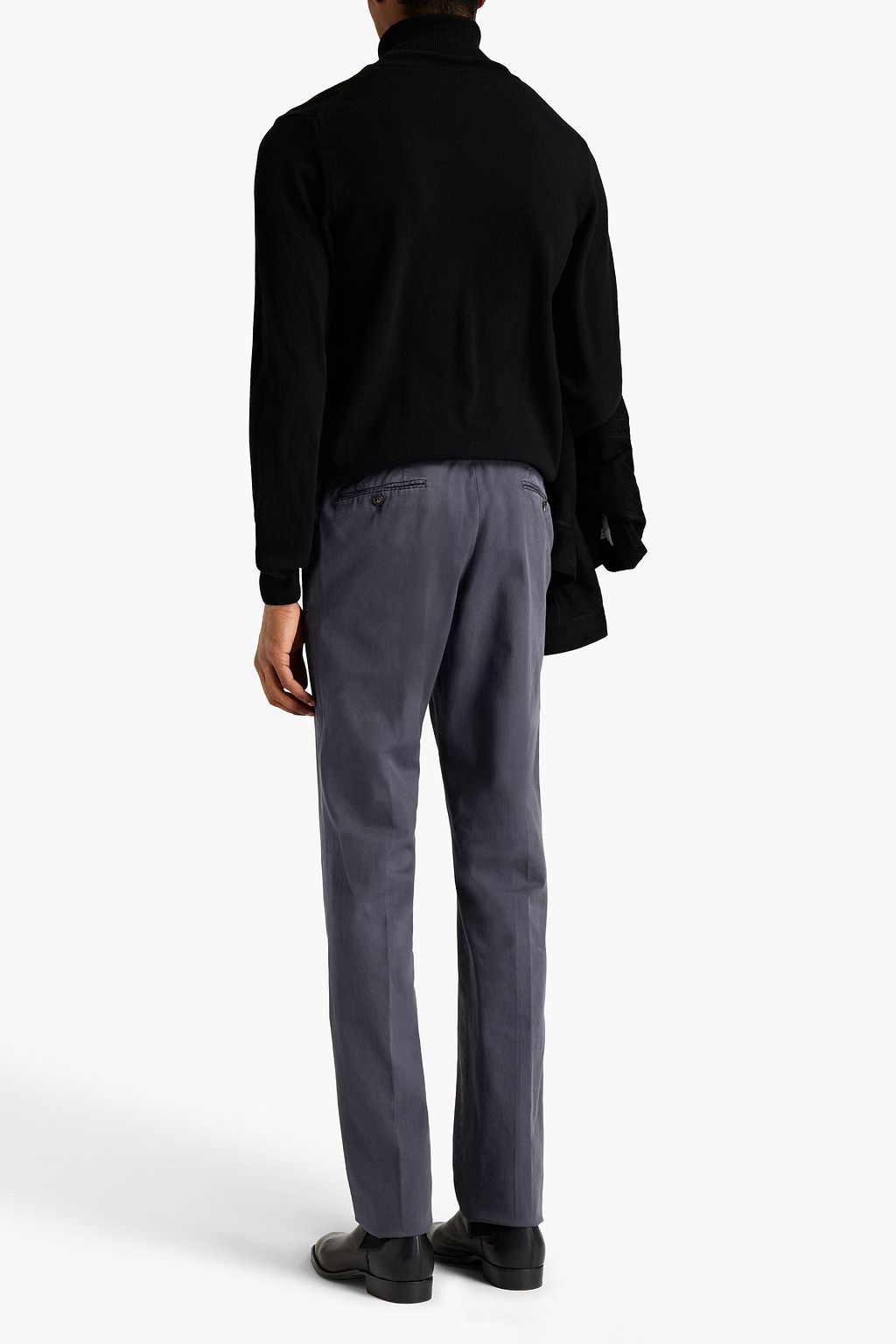 ZEGNA Cotton-blend twill chinos