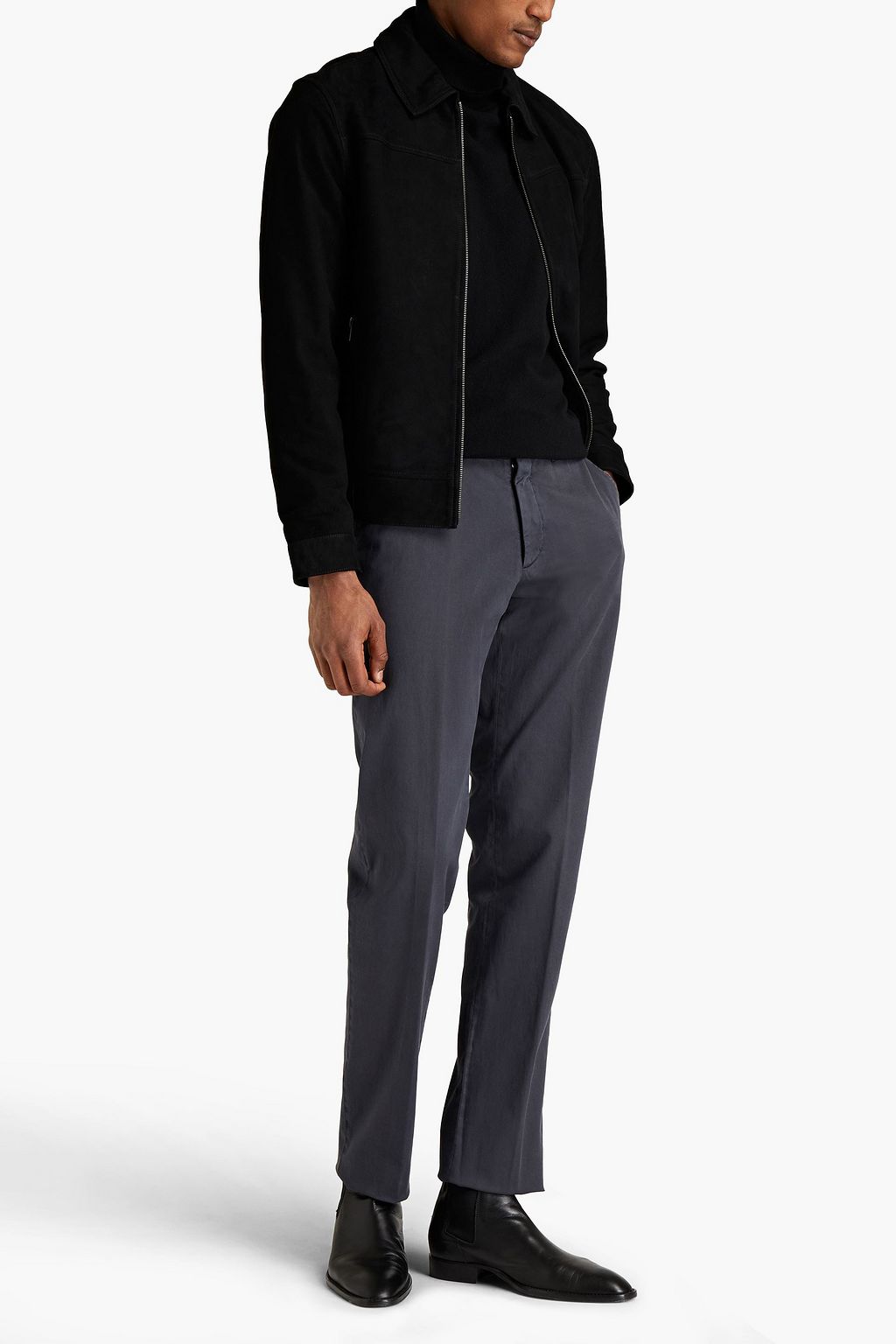 ZEGNA Cotton-blend twill chinos