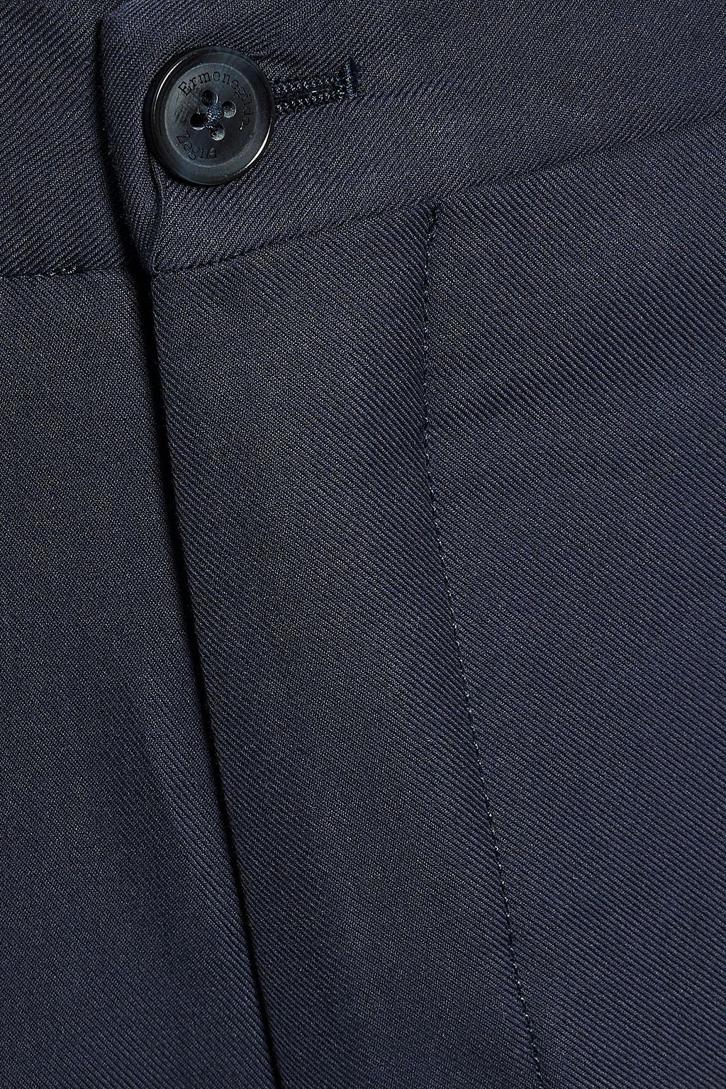 ZEGNA Tapered cotton-twill pants