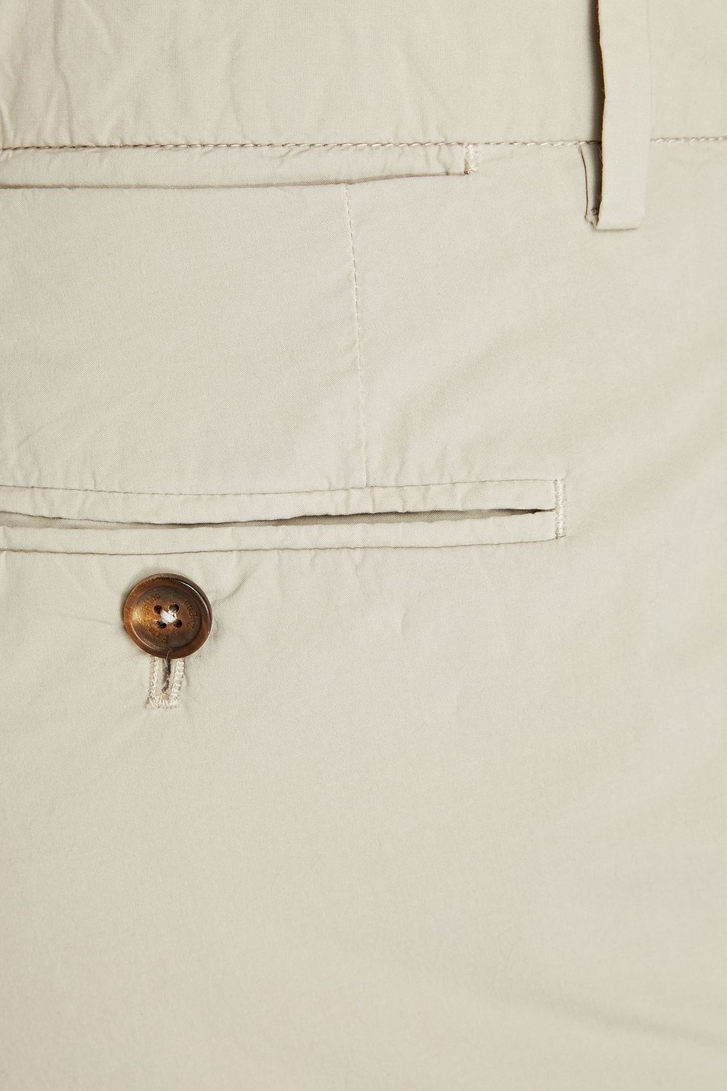 ZEGNA Slim-fit stretch-cotton poplin suit pants
