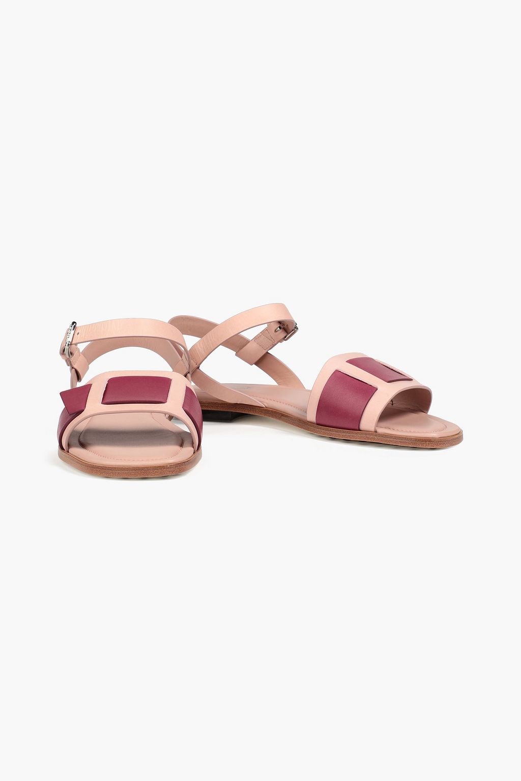 TOD'S صندل من الجلد من لونين
